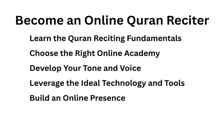 Become an Online Quran Reciter