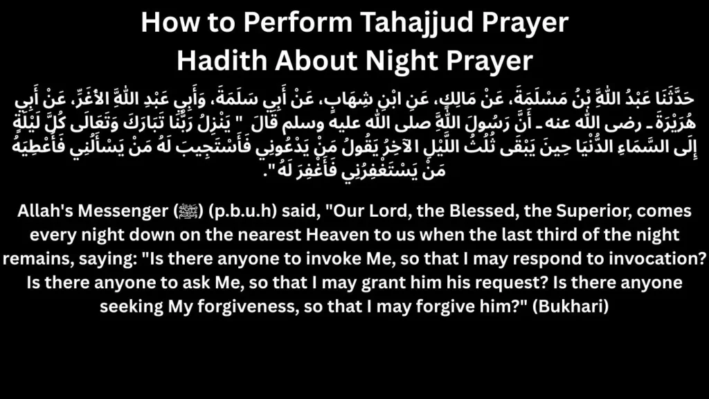 How to Perform Tahajjud Prayer
